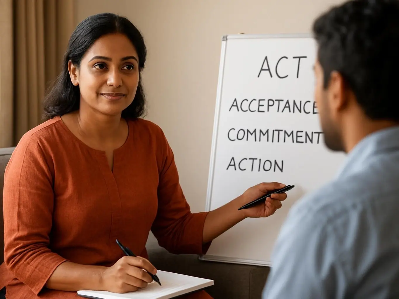 Professional Acceptance and Commitment Therapy services by MindbloomCochin.link in Kochi, Kerala &mdash; licensed Psychologist provider